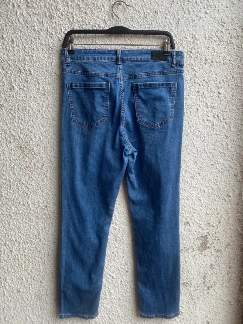 Jeans azul clásico para mujer MARCA IO - 3