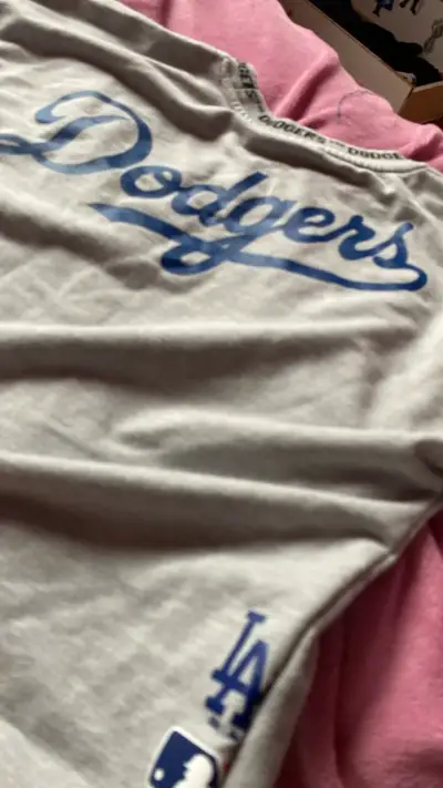 Polera gris de manga larga Dodgers - miniatura 6