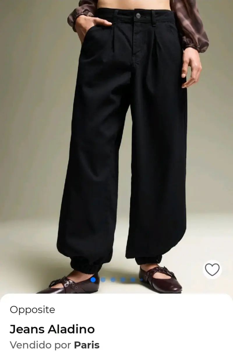 Pantalones Aladino Negros de Opposite - 1