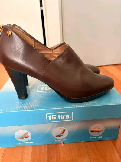 Zapatos de tacón marrones Gacel ultra cómodos - miniatura 3