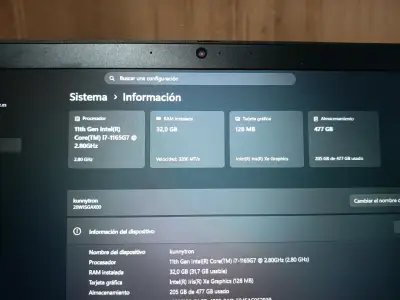 Laptop Lenovo ThinkPad T14 Gen 2 con i7 11 gen - miniatura 8