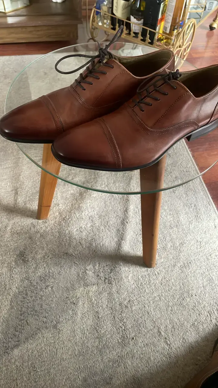 Zapato formal ALDO de cuero marrón para hombre - 1