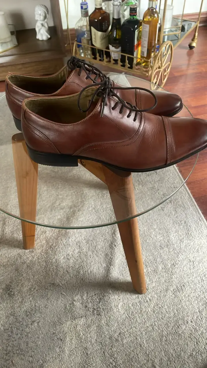 Zapato formal ALDO de cuero marrón para hombre - 3