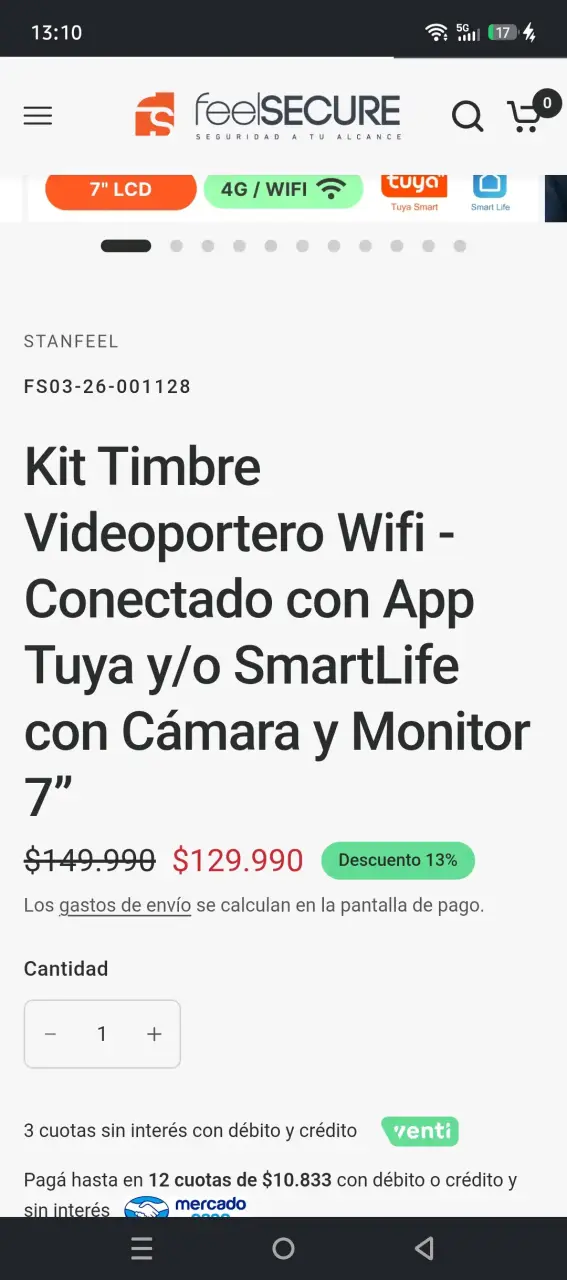 Videportero WiFi 7 pulgadas con conexión celular - 6