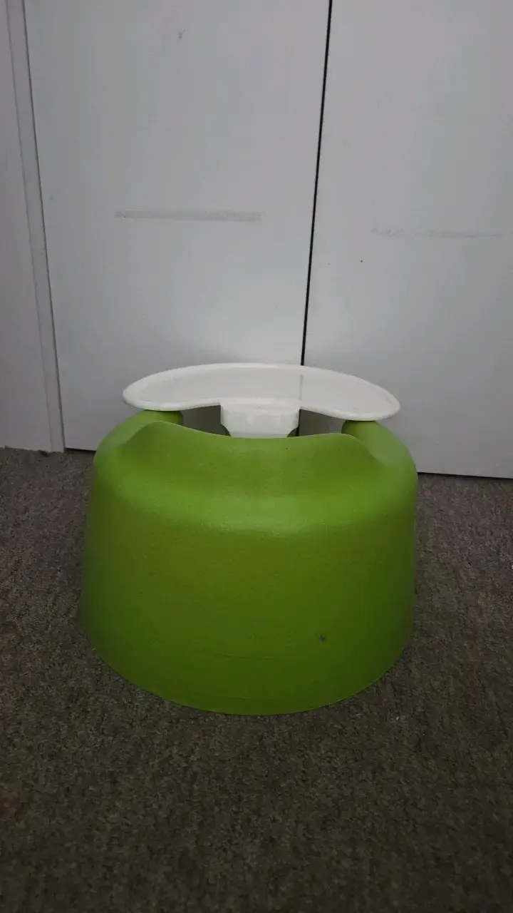 Asiento para bebé Bumbo con bandeja verde - 3