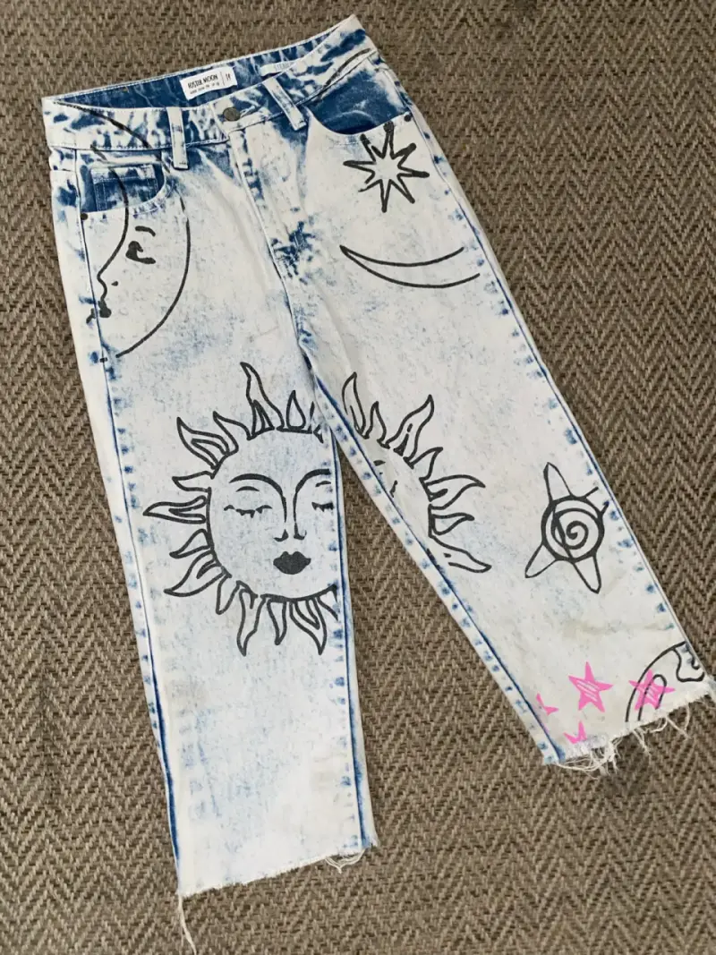 Jeans Foster de mezclilla talla 14 niña - 1