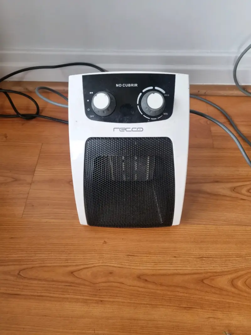 Calefactor eléctrico Recco compacto