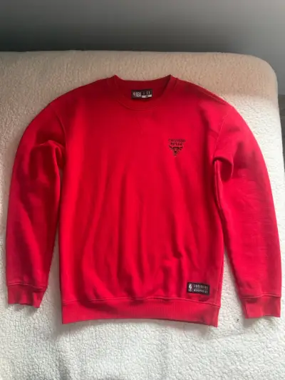 Polerón algodón rojo Chicago Bulls NBA - miniatura 1