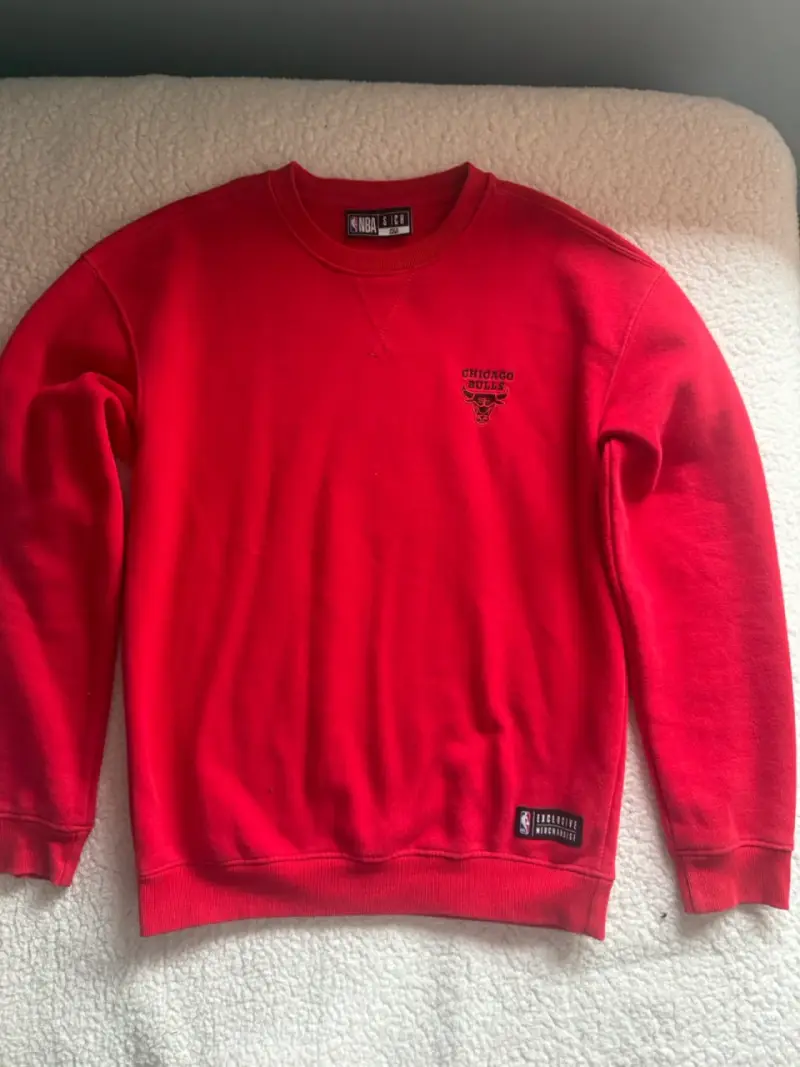 Polerón algodón rojo Chicago Bulls NBA - 2