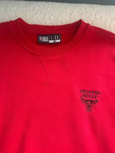 Polerón algodón rojo Chicago Bulls NBA - miniatura 3