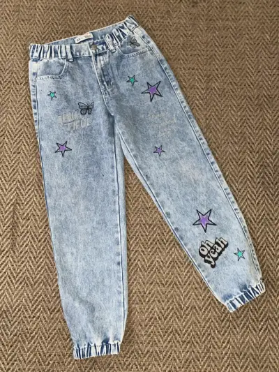 Jeans de mezclilla Melt Niña talla 12 - miniatura 1