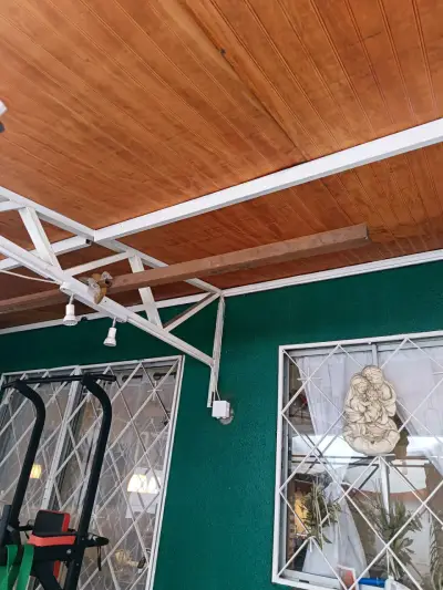Techo de madera con vigas de acero - miniatura 3