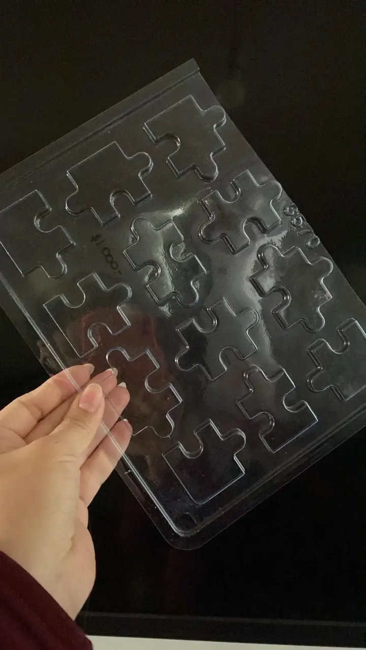 Molde de plástico para chocolates - 2