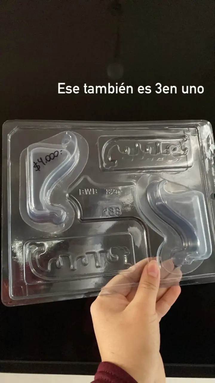 Molde de plástico para repostería 3 en 1 - 1
