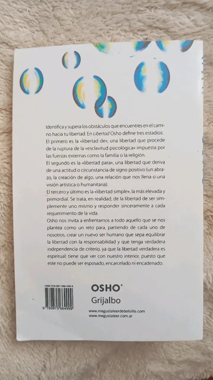 Libro 'Libertad' de Osho en buen estado - 2