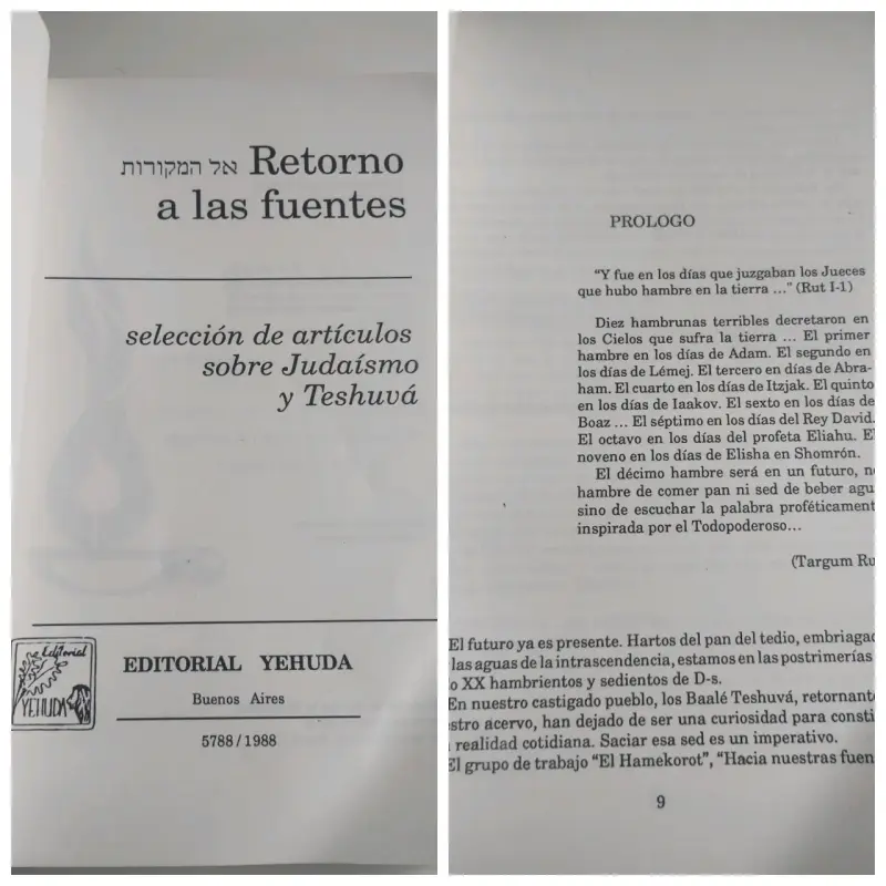 Libro Retorno a las Fuentes - Judaísmo y Teshuvá - 2