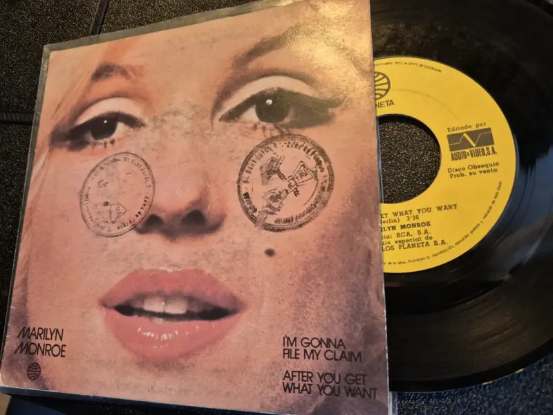 Vinilo Marilyn Monroe 'I'm Gonna File My Claim'