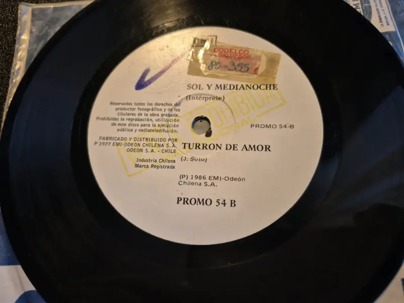 Vinilo Sol y Medianoche - Turrón de Amor