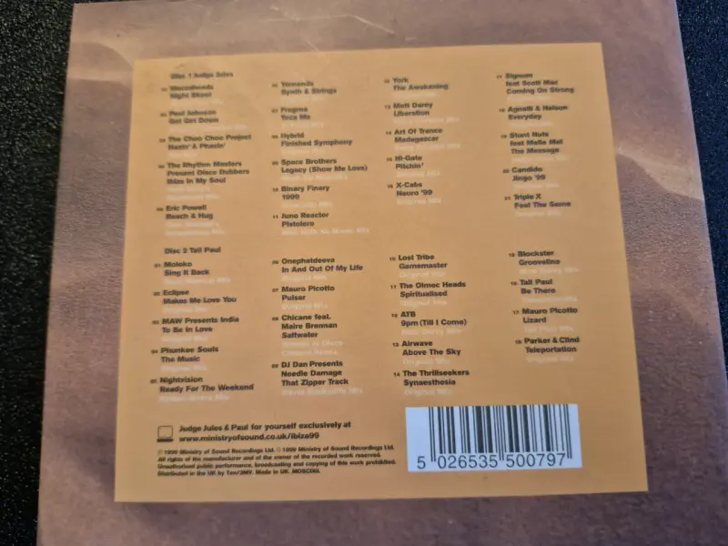 CD The Ibiza Annual 1999 de Ministry of Sound - 2
