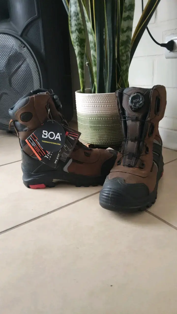 Botas de trabajo marrones con sistema BOA - 2