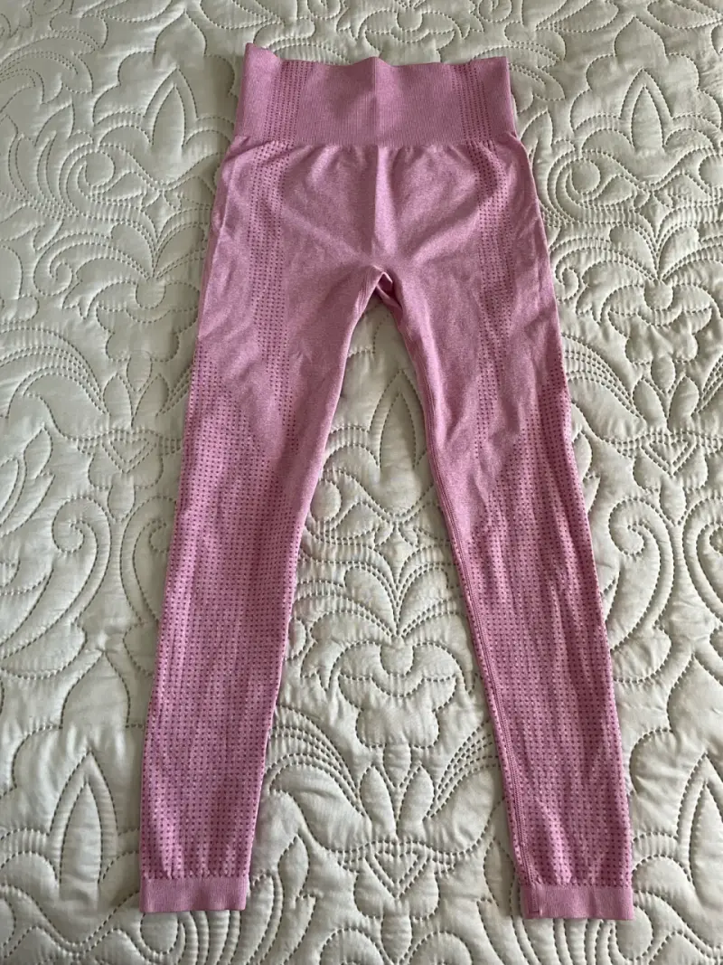 Leggings deportivos rosados para mujer - 1