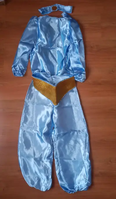 Disfraz de princesa azul para niña - miniatura 2
