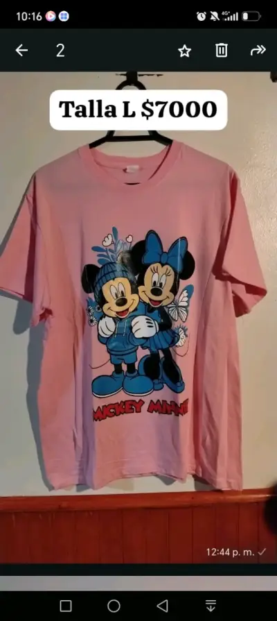 Polera Minnie Mouse talla L - miniatura 2