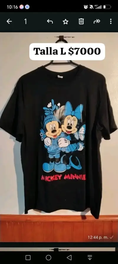 Polera Minnie Mouse talla L - miniatura 3