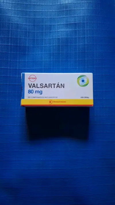 Valsartán 80 mg 30 comprimidos recubiertos - miniatura 1