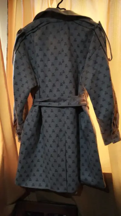 Abrigo trench gris con diseño Only True - miniatura 2