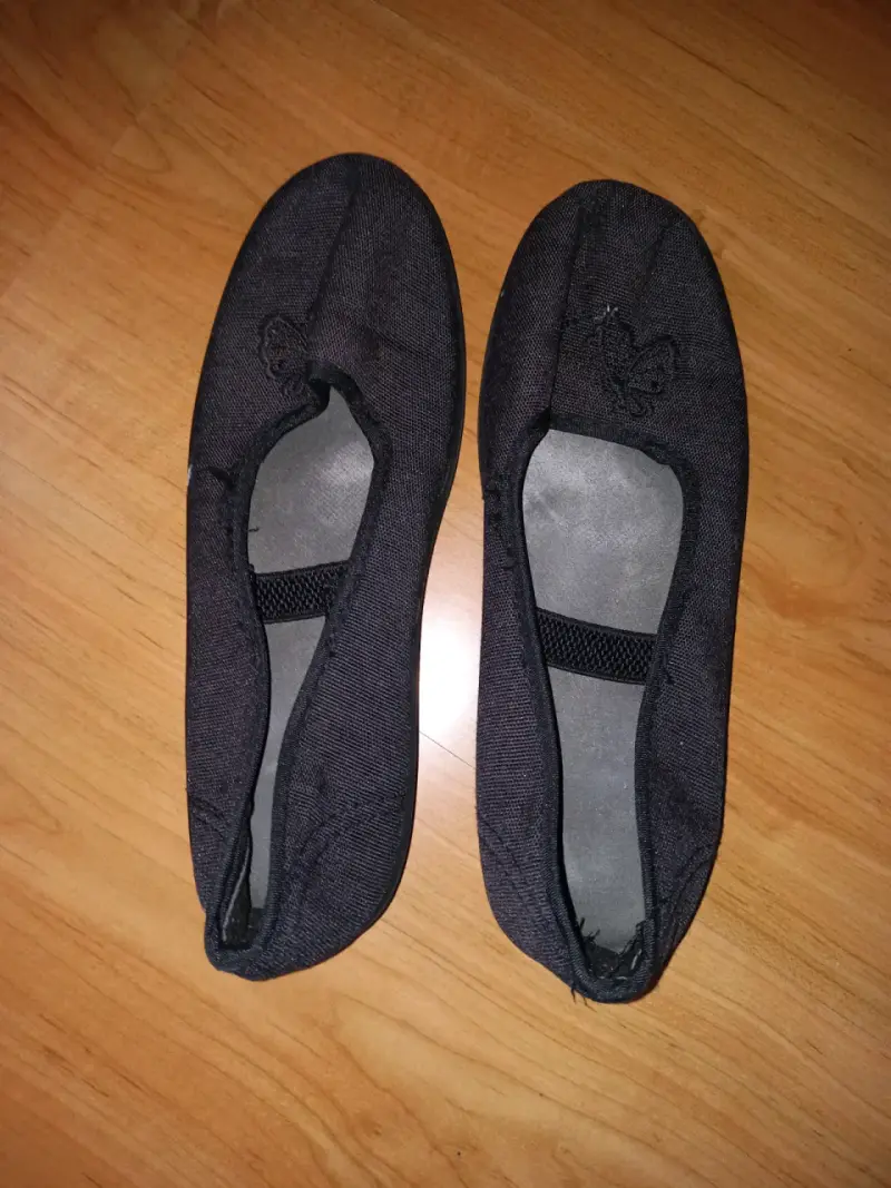 Zapatillas de ballet negras