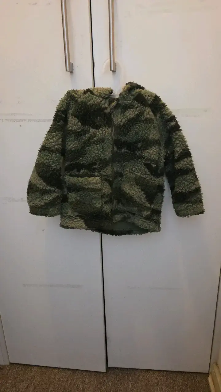 Poleron de polar militar para niños - 1