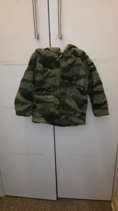 Poleron de polar militar para niños - miniatura 1
