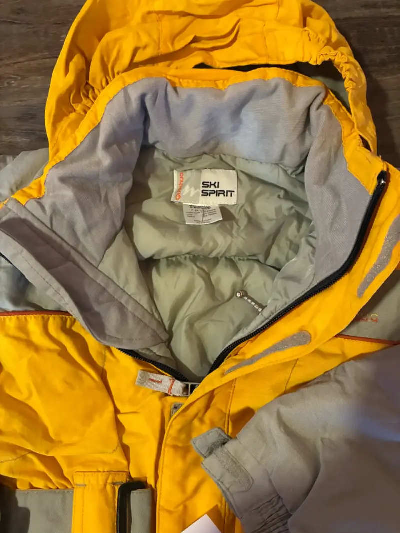 Traje de nieve infantil amarillo talla 4 - 2