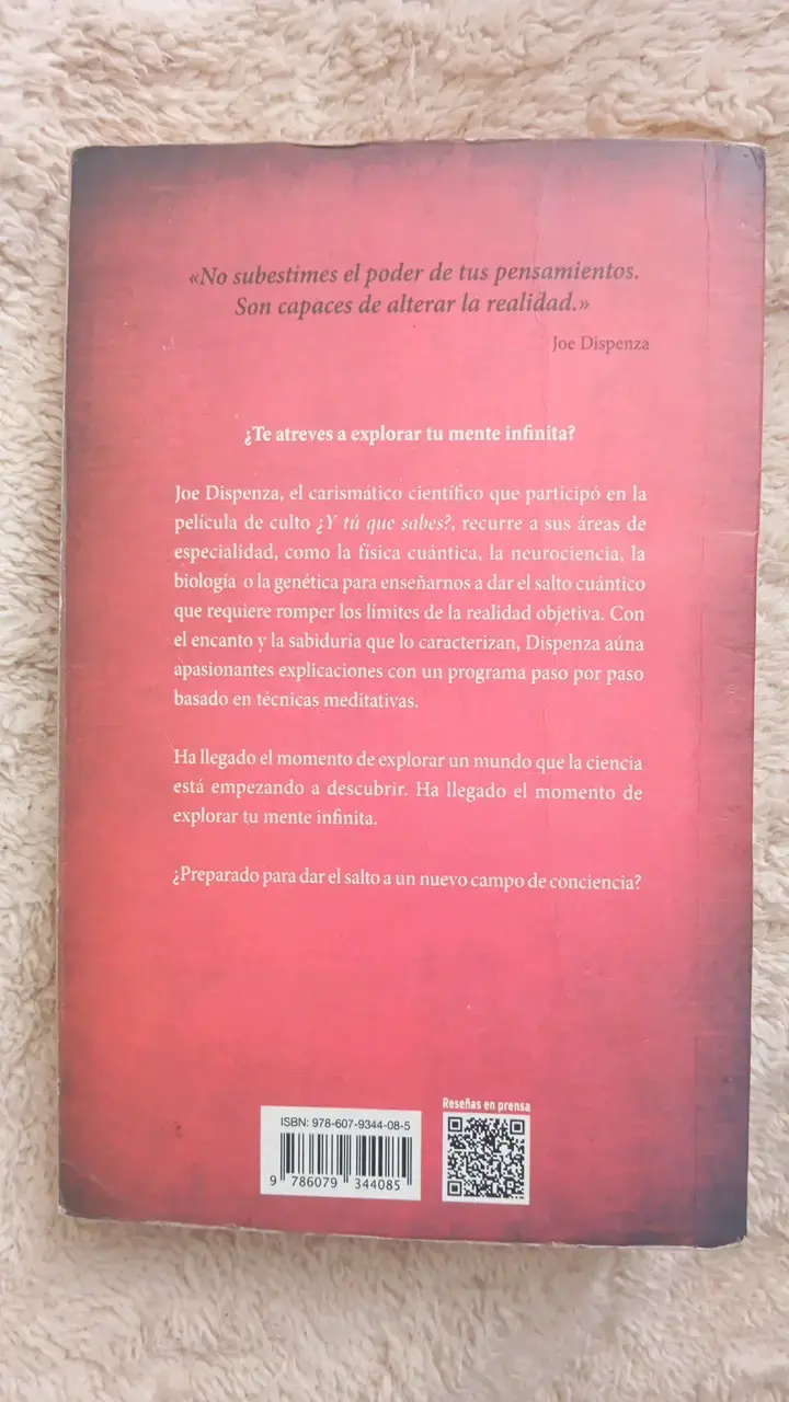 Libro 'Deja de Ser Tú' de Joe Dispenza - 2