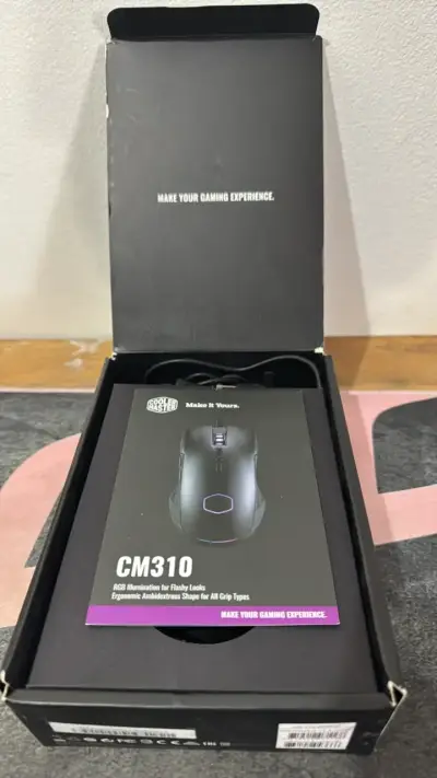 Mouse Gamer Cooler Master CM310 RGB - miniatura 1