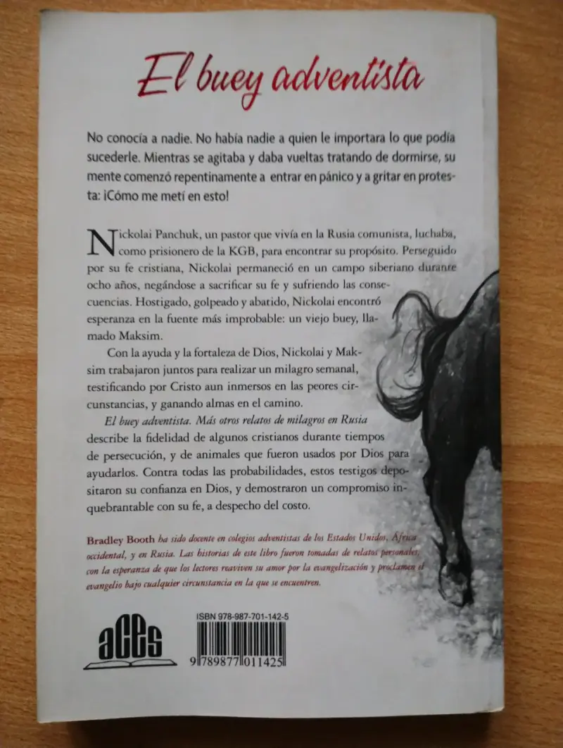 Libro 'El Buey Adventista' de Bradley Booth - 2