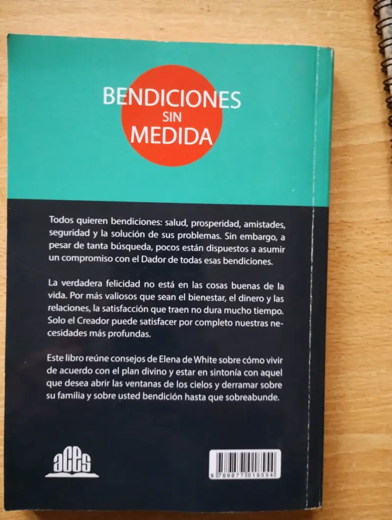 Libro Bendiciones Sin Medida de Elena G. de White - 2
