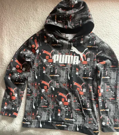 Polerón Niño con capucha estampado Puma - miniatura 3