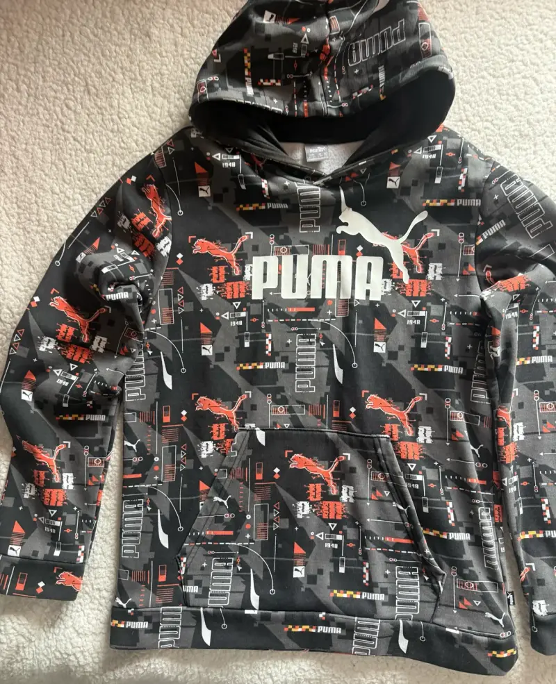 Polerón Niño con capucha estampado Puma - 4