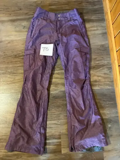 Pantalones de esquí morados para mujer talla S - miniatura 1