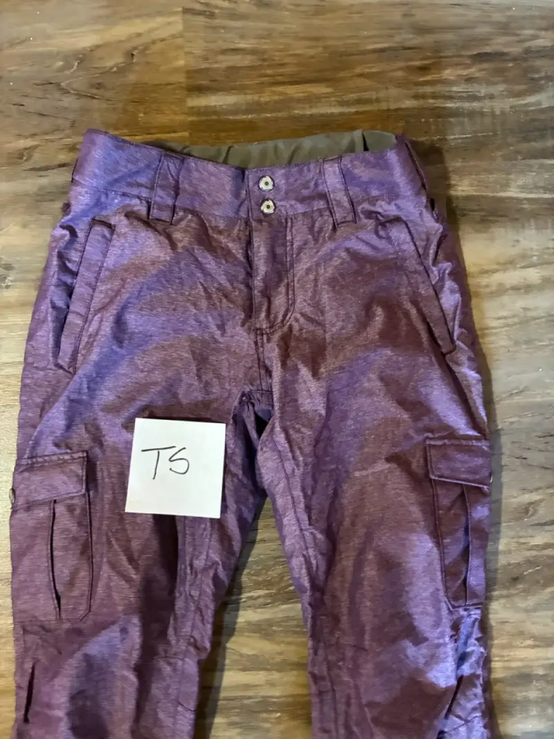 Pantalones de esquí morados para mujer talla S - 2