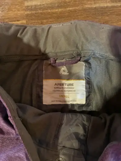 Pantalones de esquí morados para mujer talla S - miniatura 3