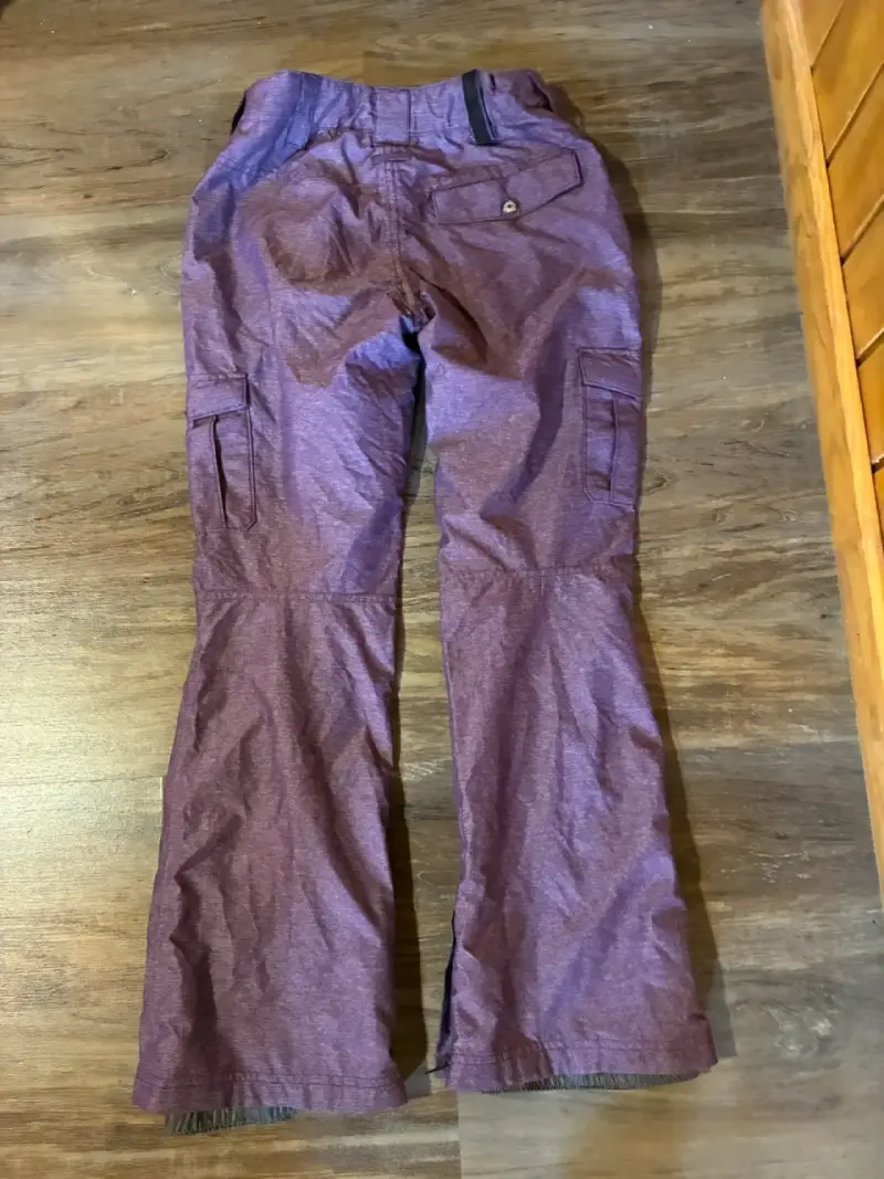 Pantalones de esquí morados para mujer talla S - 4