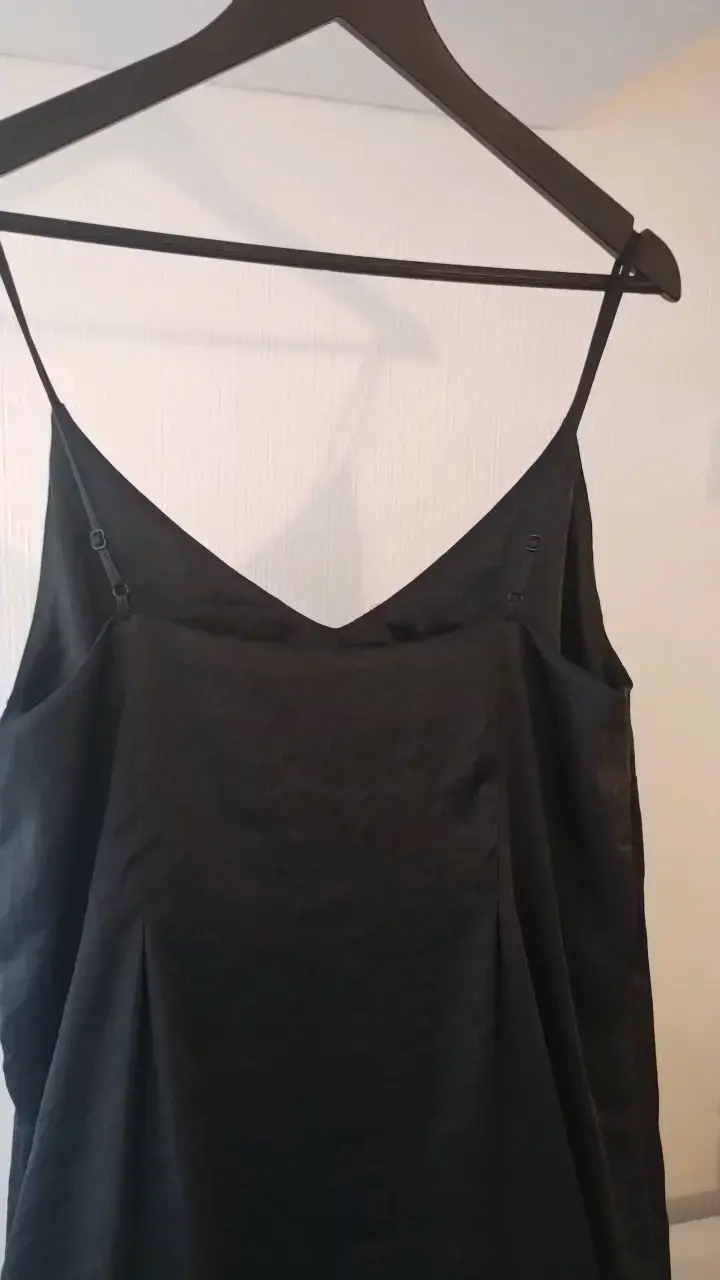 Vestido largo negro elegante para mujer - 5