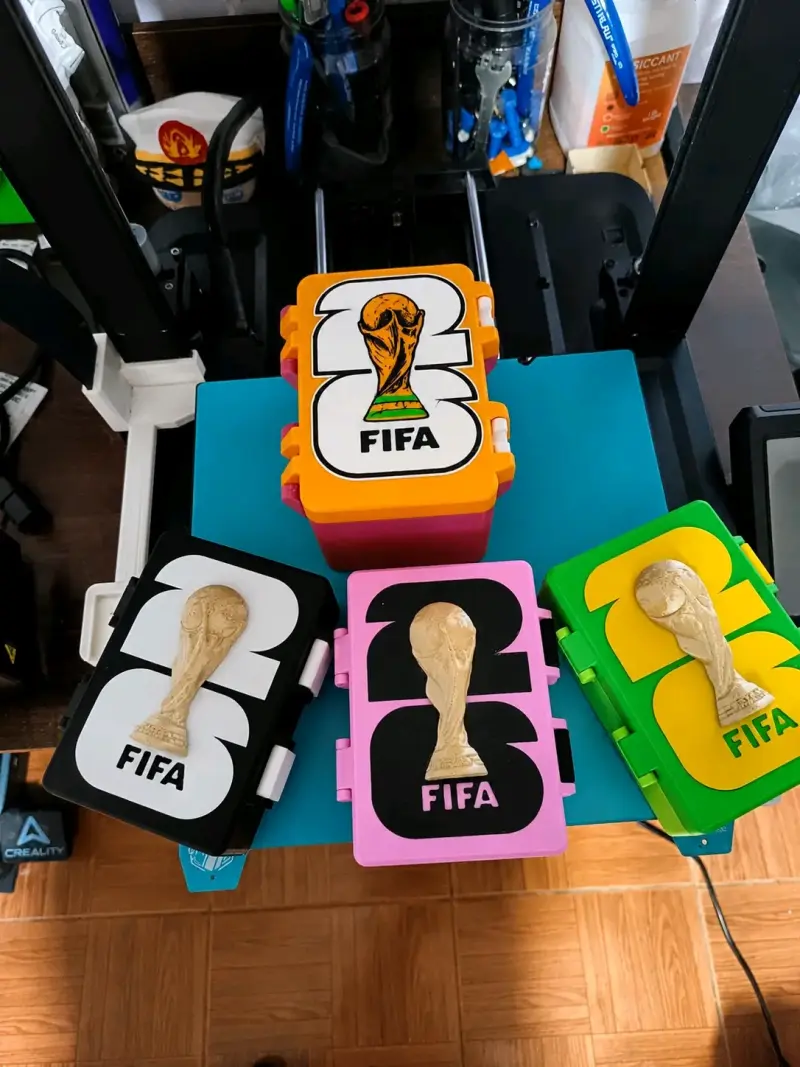 Cajas de almacenamiento FIFA 2026 varios colores