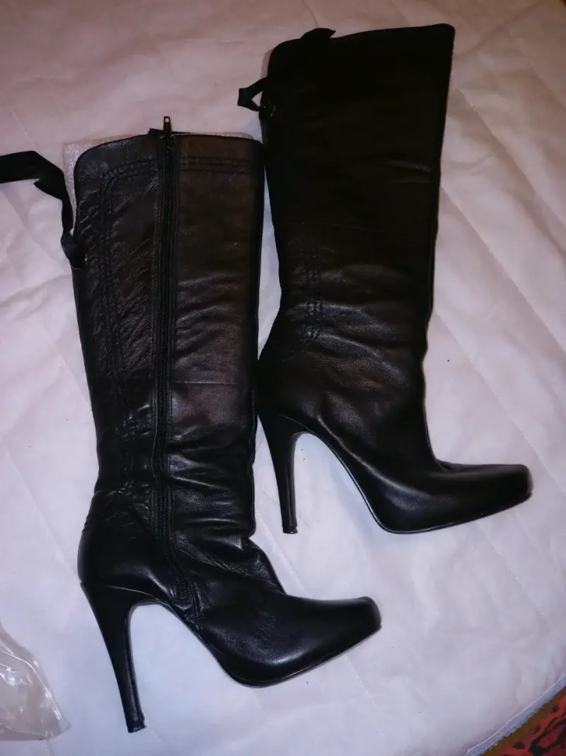 Botas de cuero negras Hush Puppies - 1
