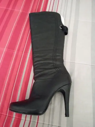 Botas de cuero negras Hush Puppies - miniatura 4