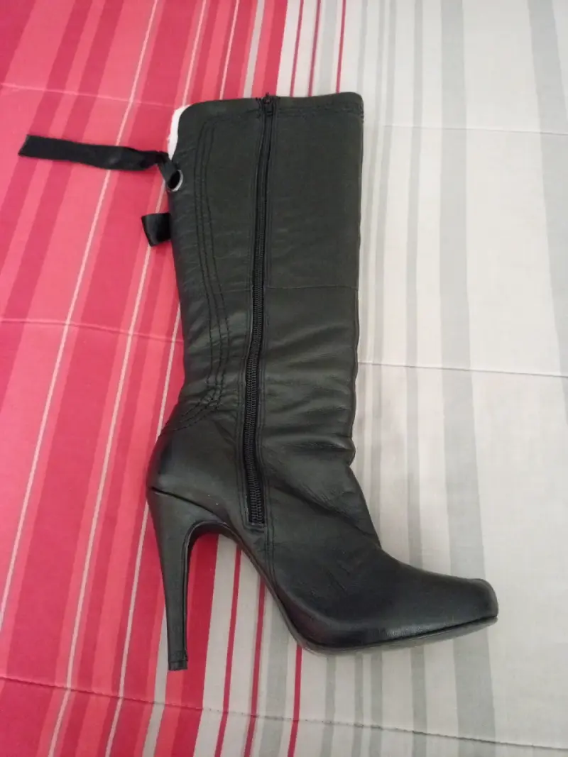 Botas de cuero negras Hush Puppies - 5