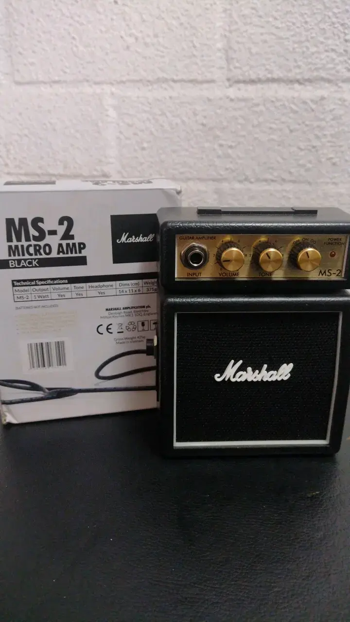 Amplificador Marshall MS-2 Micro Negro - 2